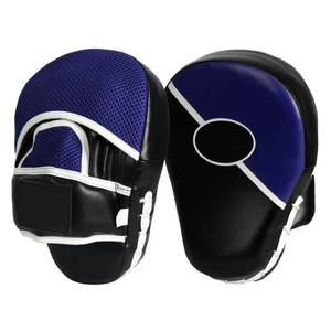 Mitaines de frappe incurvées en cuir de qualité supérieure avec poignets réglables pour la boxe et le Muay Thai – Équipement d'entraînement 2026 - Product Image 1