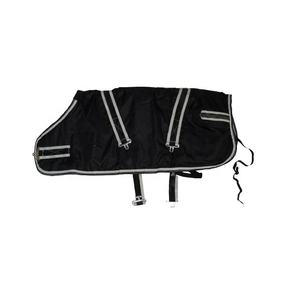 Elegant Matty Dog Rug Lightweight Cotton Pet Product <b>Poly</b> <b>Fill</b> Lining Full Cross Surchingle Color Options Black Brown Navy Print - Product Image 1