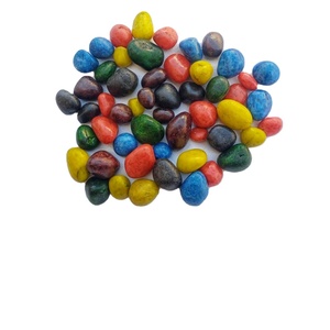 Tout nouveau mélange jaune noir rond pierre naturelle pavés et galets Design exclusif pour la décoration pavage et revêtement de couleur galet - Product Image 4