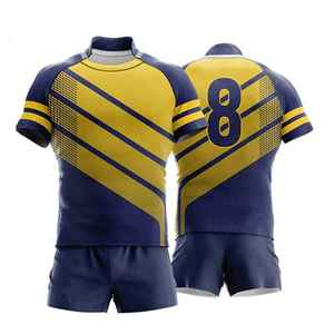 Vente Flash 2025 Nouvel Uniforme de Rugby de Haute Qualité pour Hommes et Nouveau Design Uniformes de Rugby à Bas Prix pour Hommes et Unisexe - Product Image 6