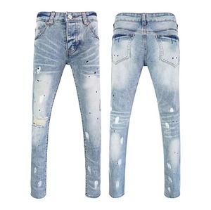 <b>Mens</b> Mid Rise Denim Jeans Comfortable <b>Stretch</b> Pants for Daily Casual Fashion 12oz <b>mens</b> denim jeans mass production - Product Image 4