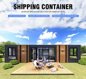<span class=keywords><strong>Maison</strong></span> conteneur haut de gamme 20/40 pieds, prête pour l'énergie solaire, avec panneaux isolants en acier, maisonnette durable pour une vie écologique - Product Image 6