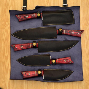 ชุดมีดเชฟเหล็กดามัสกัส ระดับมืออาชีพ เหมาะสำหรับเชฟ ร้านอาหาร และสตูดิโอทำอาหาร - Product Image 5