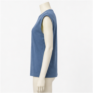Camiseta de algodón de verano con manga casquillo y corte holgado para mujer - Product Image 1