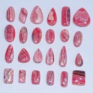 Belle Rhodochrosite Naturelle Pierres Précieuses En Vrac En Gros Forme Mixte Tailles Cabochon pour La Fabrication De Bijoux En Quartz - Product Image 5