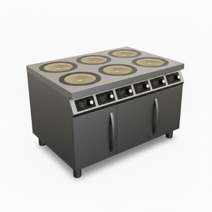 Cocina de <span class=keywords><strong>Inducción</strong></span> Comercial Moderna de la <span class=keywords><strong>Mejor</strong></span> Calidad para Restaurantes, Cocina de <span class=keywords><strong>Inducción</strong></span> de 6 Quemadores, Cocina Eléctrica sin Gas - Product Image 6