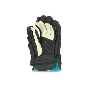 Professional Ice Hockey Gloves Black PU Material Durable <b>Hook</b> And Loop Closure Adult Size Solid Pattern - Product Image 3