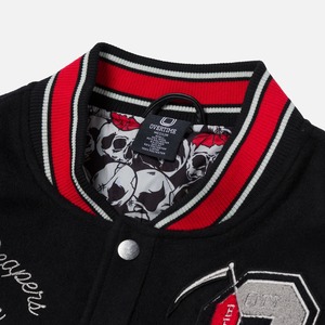 Chaqueta Varsity de los Raiders de Las Vegas para Hombre, Negra, de Lana, Casual, con Cuello Alto, Lisa, con Logotipo Bordado Personalizado - Product Image 6