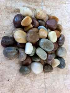 Décorateur de jardin spécial Agate naturelle multicolore Gravier et galets lisses Cailloux mixtes pour villa - Product Image 2