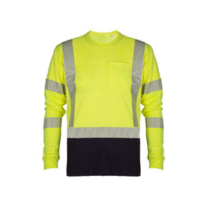 T-shirts de travail réfléchissants haute visibilité pour hommes, t-shirt réfléchissant à séchage rapide, t-shirt de sécurité - Product Image 1