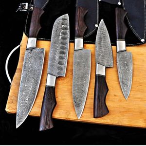 Juego de Cuchillos de Cocina Multiusos con Hojas Afiladas para Cortar Verduras, Preparar Carne y Cocinar en Casa, Servicio Profesional de Cocina - Product Image 1