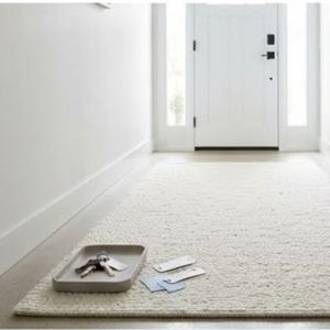 Best Selling Modern Solid Color Rectangle Area <b>Rug</b> Wool Acrylic Tufted Plush Pile Rubber Backing Living Room Use - Product Image 5
