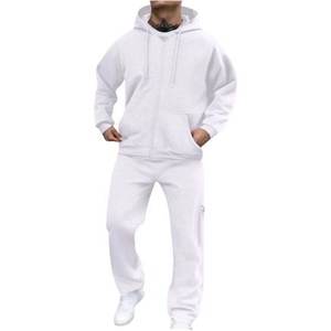 Pantalones Deportivos de Felpa de Algodón Extra Grandes para Hombre, Estilo Urbano, para Gimnasio, Entrenamiento, con Cordón, Corte Holgado, Informales - Product Image 1