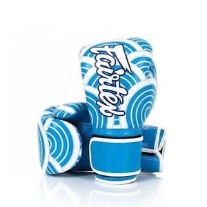 Fairtex Boxing <b>Gloves</b> Maroon White Wave Pattern Genuine Leather Breathable Adult Training Gear Boxing <b>Gloves</b> - Product Image 4