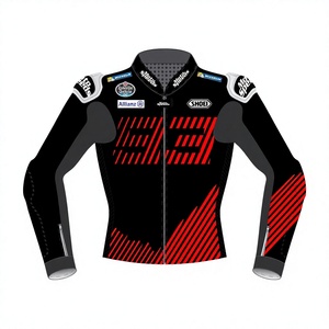 Veste de course MotoCP <span class=keywords><strong>Marc</strong></span> Marquez Rucati/Chaquetta sur mesure, panneaux extensibles flexibles, coupe confortable, protection contre les chocs CE - Product Image 1