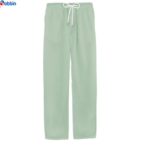 Top Trending Men's <b>Winter</b> Sport Pants Customized Mid Waist Flat Front Straight Loose Strip Split Casual Style Canvas 100% Cotton - Product Image 1