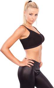 Bralette Suave para Mujer, Tejido de Punto, Ecológico, Transpirable, de Secado Rápido, con Soporte Ligero, Cómodo para Uso Diario - Product Image 2