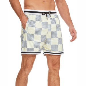 Custom Logo Color Double <b>Layer</b> Designer Mesh Shorts Lining Custom Sublimation All Over Print Blank Short Mesh men's shorts - Product Image 5