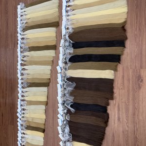 Cinta recta vietnamita en extensiones de cabello Remy cabello humano suave brillo Natural cinta reutilizable cabello venta al por mayor proveedor de fábrica - Product Image 5