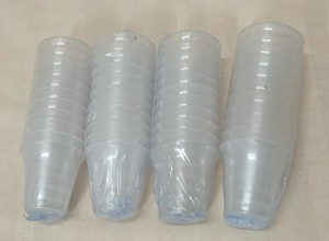 Deluxe Stainless Steel Holy Communion Set 4 Trays 160 Cups Stable Bottom Ring Dishwasher Safe Food Contact Safe Elegant <b>Mirror</b> - Product Image 4