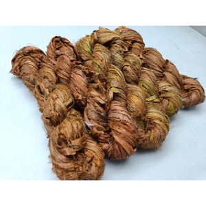 Recycled Sari Silk <b>Ribbon</b> <b>Yarn</b> for Weaving Crafts Handcrafted Fabric Strips - Product Image 1