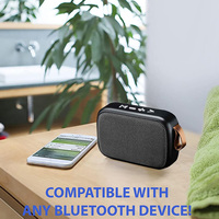 Lecteur audio sans fil G2 avec sangle de transport en tissu maillé, prise en charge des cartes TF et lecture USB, subwoofer à basses profondes, appareil en gros
