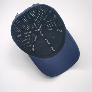 Casquettes de baseball trucker entièrement personnalisées, brodées, rayées, avec design sportif à nœuds, en mousse lavée, ajustables, pour hommes - Product Image 5