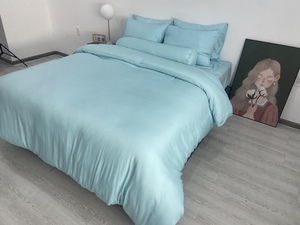 Bán Buôn 4PC Sang Trọng Ai Cập Cotton Satin Tấm Set 300 Chủ Đề Đếm 100% Polyester Sang Trọng 4PC Tấm Cho Khách Sạn Đám Cưới - Product Image 3