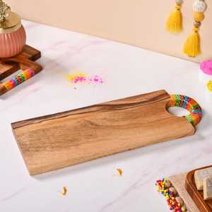 Nefud - Tazón de Madera Hecho a Mano, Tabla de Servir Ovalada, Diseño Minimalista, Duradero, para Fiestas, Juego de Platos y Vajilla - Product Image 6