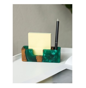Portalápices Rectangular de Resina de Lujo Ecológico de Primera Clase para Mesa de Estudio Hecho a Mano - Product Image 6