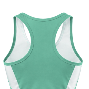 เสื้อกล้ามออกกำลังกายแบบ Racerback สำหรับผู้หญิง ออกแบบเองได้ แห้งเร็ว ยืดหยุ่น เหมาะสำหรับการฝึกซ้อมและเล่นกีฬาในยิม - Product Image 5