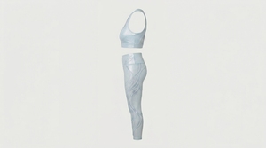 Conjuntos de Yoga para Mujer al por Mayor, Diseño a Cuadros, 2 Piezas, 100% Poliéster, Ligeros y Transpirables, Alta Calidad, Directo de Fábrica - Product Image 2