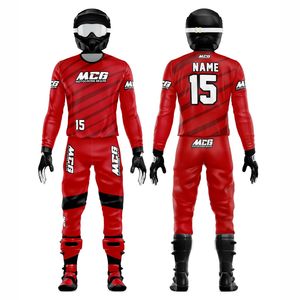 Digital Print % Polyester 220g Breathable Quick Dry Unisex Adult Full Sleeve Kits for ATV Dirt Bike MTB BMX Motocross - Product Image 1