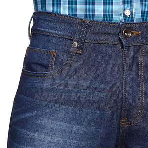 Pantalon en jean pour homme, tissu respirant, coupe classique, confortable, style streetwear, pantalon en jean pour homme pour un style de vie actif - Product Image 5