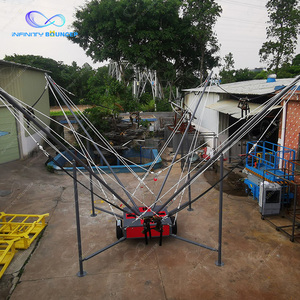 Trampoline gonflable de bungee jumping <span class=keywords><strong>pour</strong></span> 4 personnes, durable, sûr, élastique, divertissant, <span class=keywords><strong>pour</strong></span> enfants et adultes, idéal <span class=keywords><strong>pour</strong></span> les activités de plein air. - Product Image 4