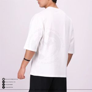 Camiseta con Logotipo Personalizado al por Mayor, Servicio OEM, 100% Algodón, Talla Grande, Unisex, Estilo Urbano, Camiseta de Alta Calidad, Fábrica de Camisetas Lisas - Product Image 4