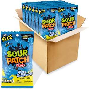 Sourr Patch Kids Blue Raspberry Flavor Soft Candy 130g Chewy Gummy Treats Sugar Coated Bulk 24 Bags Carton Wholesale Supply - Product Image 3