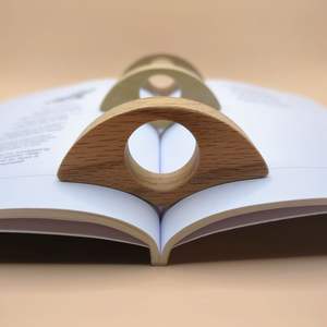 Premium Finish Wooden Thumb Book Holder For Sophisticated Reading <b>Tools</b> Offering Polished <b>Wood</b> Appearance - Product Image 3