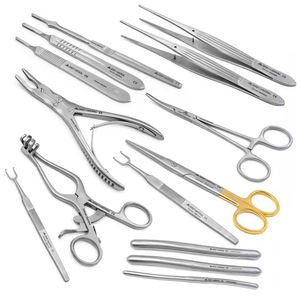 Kit chirurgical professionnel Surginexa de haute qualité, 14 pièces, avec certification CE Classe I pour la chirurgie générale, instruments médicaux - Product Image 3