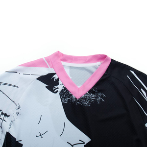 Jersey de Motocross Personalizado para Hombre, Sublimado, con MOQ Bajo, Diseño en Blanco, Ajuste Relajado y Cómodo para Piloto, OEM - Product Image 4