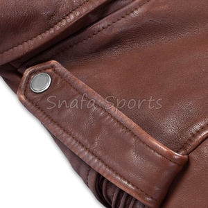 Leather Jacket Trendy Winter Wear Premium Quality Stylish Jacket for Modern Men Durable Genuine Leather Jackets - Product Image 6