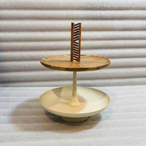 Silver Metal Multi Tier <b>Cup</b> <b>Cake</b> Stand Tree Branch Design Serving Platter Kitchenware Handicraft Table Decorative Centerpiece - Product Image 6