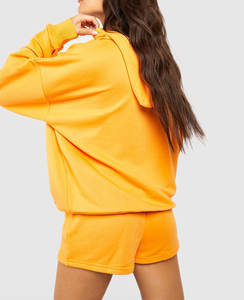 Chándales desgastados de lavado ácido Vintage de algodón personalizados para mujer, conjunto de Jogger con capucha, pantalones de chándal, conjunto de pantalones de dos piezas para mujer - Product Image 4