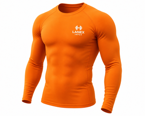 <b>Men's</b> Long Sleeve <b>Compression</b> <b>Shirt</b> Quick Dry Athletic Gym Fitness Top Moisture Wicking Workout Running Training Sportswear OEM - Product Image 2