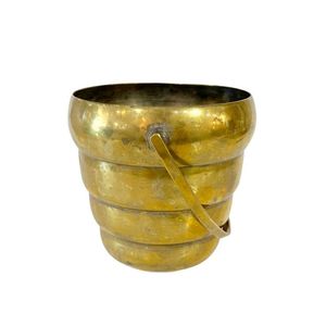 Premium handcrafted brass ice bucket for luxury bar accessories elegant home decor parties and hotel <b>serving</b> solutions - Product Image 1