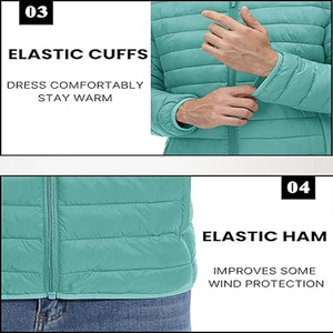 New Design Printed <b>Men</b> Bubble <b>Jacket</b> OEM Services Latest Model <b>Men's</b> Bubble <b>Jacket</b> With <b>Long</b> Sleeve - Product Image 4