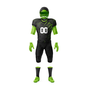 New Top Design Custom American Football Jersey Breathable Team Wear with Short Sleeves Printed Uniform - Product Image 1