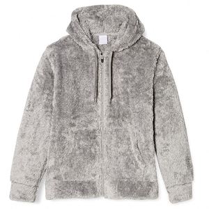 Venta al por mayor: Nuevas sudaderas de invierno de forro polar para hombre, con cremallera, tejido liso, estilo cárdigan deportivo con capucha, ajuste holgado informal. - Product Image 4