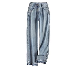 Wholesale Jean Pants Slim Fit Men Designer <b>Stretch</b> <b>Denim</b> Long Sleeve Oversized Jeans For Men Flare Jeans Pants Casual Wear - Product Image 1