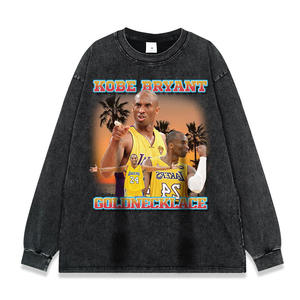 Sudadera con Cremallera de Manga Larga TITAN TREAD WEAR, Estilo Baloncesto, 380g, Lavada, para Hombre, Vintage, Oversize, Streetwear Americano - Product Image 4